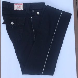 True Religion Rhinestone Disco Billy dark jeans 29